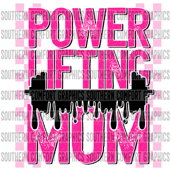 Powerlifting Mom PNG