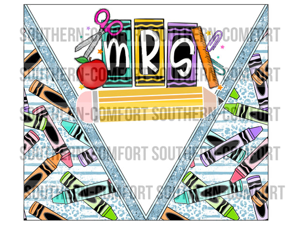 Mrs. (Personalize it) 20oz tumbler PNG