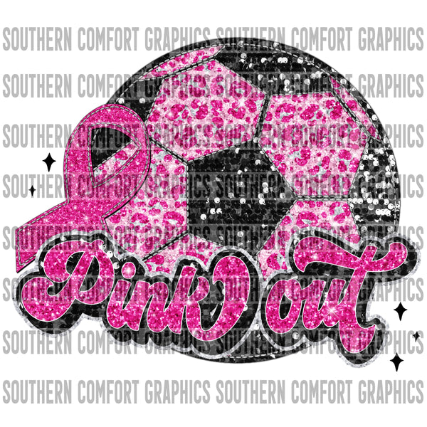 Pink Out Soccer PNG