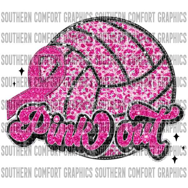 Pink Out (Volleyball) PNG