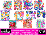 Bright Floral Faith Collab With Pine Hollow Designs Co.