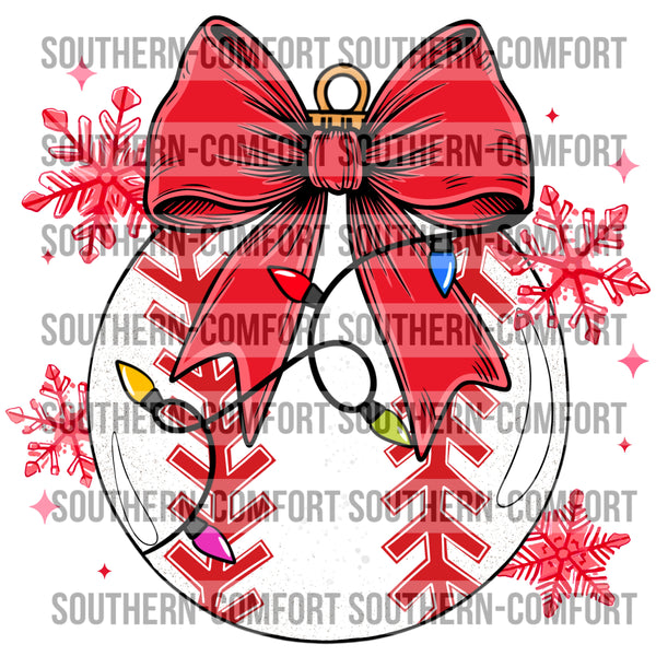 Baseball Ornament PNG