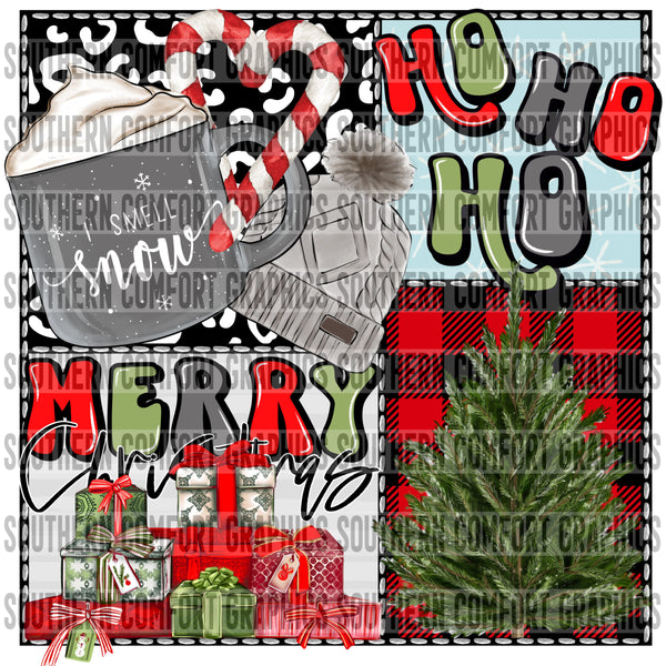 Chistmas collage PNG