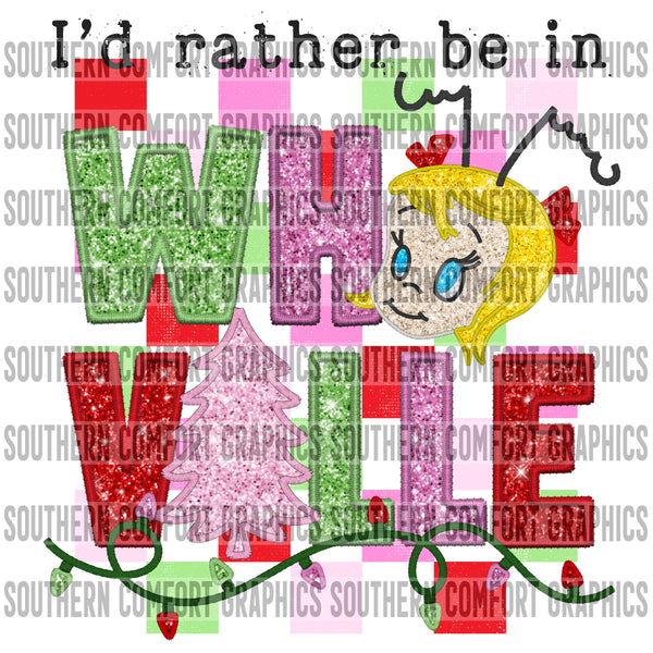 I'd Rather Be In Whoville PNG