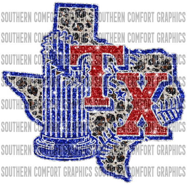 Rangers Championship (glitter cheetah)
