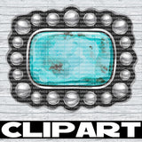 Turquoise Clipart Bundle