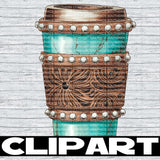 Turquoise Clipart Bundle