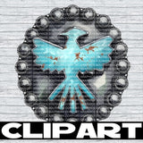 Turquoise Clipart Bundle