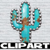 Turquoise Clipart Bundle