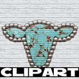 Turquoise Clipart Bundle