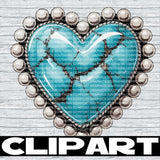 Turquoise Clipart Bundle