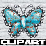 Turquoise Clipart Bundle