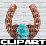 Turquoise Clipart Bundle