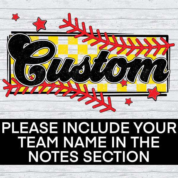 Custom Softball PNG