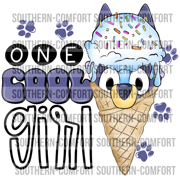 One Cool Girl PNG
