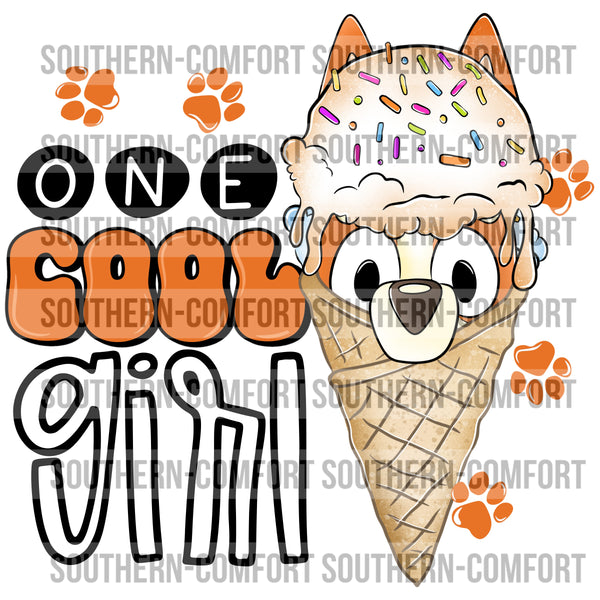 Hey Cool Girl PNG