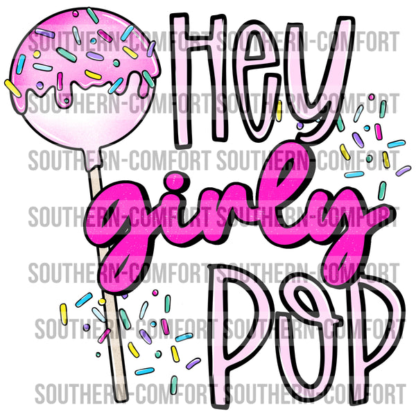 Hey Girly Pop PNG