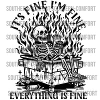 It's Fine I'm Fine Everything is Fine PNG