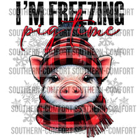 I'm Freezing Pig Time PNG