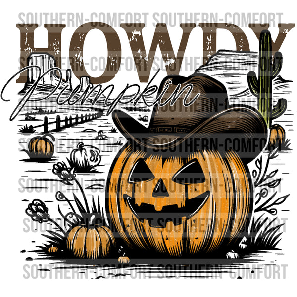 Howdy Pumpkin PNG