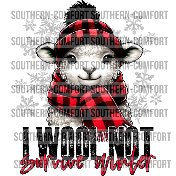 I Wool Not Survive Winter PNG