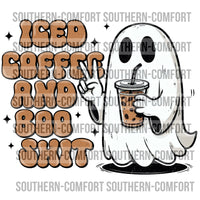 Iced Coffee And Boo Shit PNG