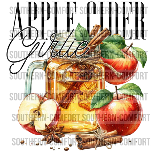 Apple Cider Girlie PNG