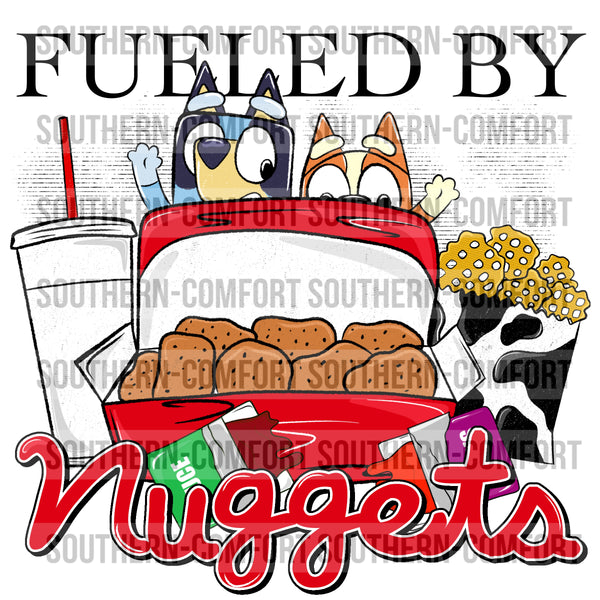 Fueled By Nuggets PNG