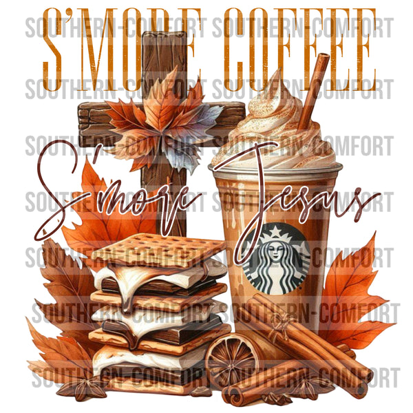 S'more Coffee S'more Jesus PNG