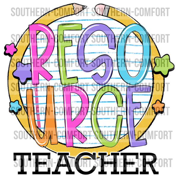 Resource Teacher PNG