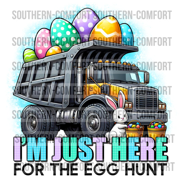 I'm Just Here For The Egg Hunt PNG