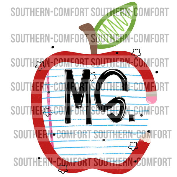 MS. (Personalize it) PNG