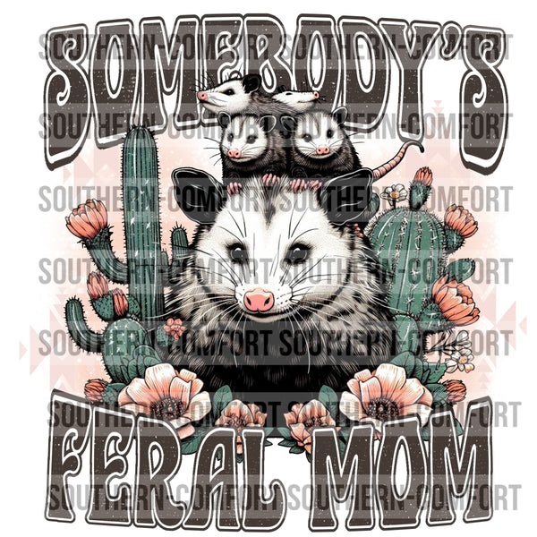 Somebody's Feral Mom PNG