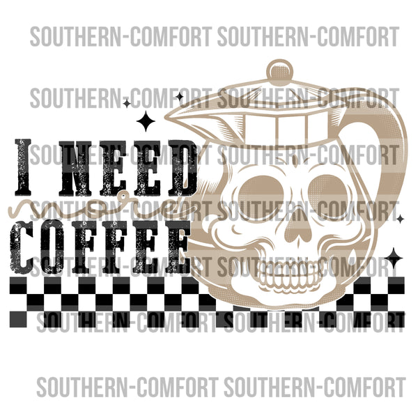 I Need More Coffee PNG