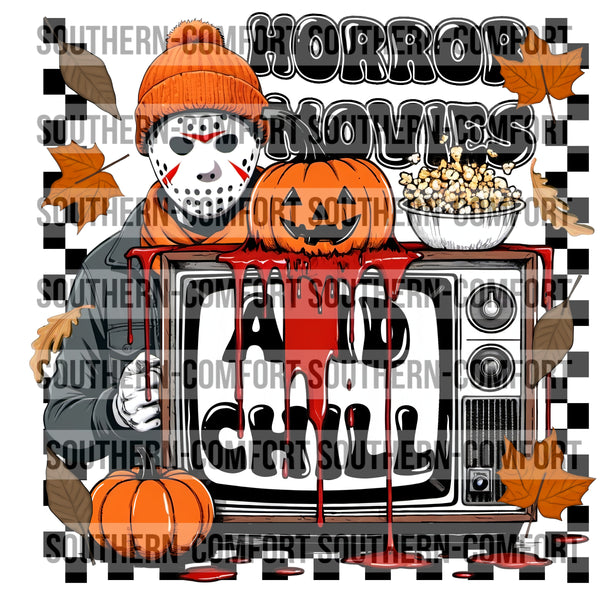Horror Movies And Chill PNG