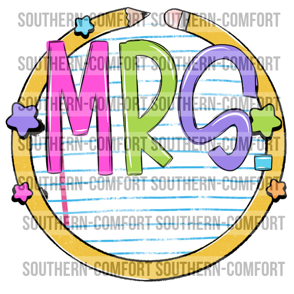 MRS. (Personalize it) PNG