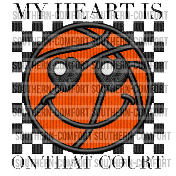 My Heart Is On That Court PNG