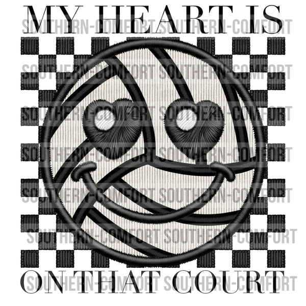 My Heart Is On That Court PNG