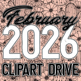 February 2026 Clipart Drive