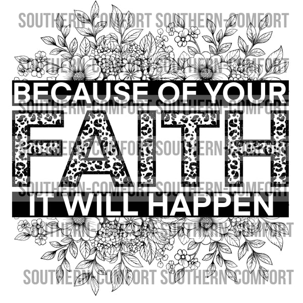 Because of your faith it will happen PNG