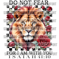 Do not fear for I am with you PNG