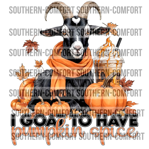 I Goat To Have Pumpkin Spice PNG