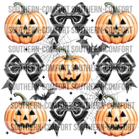 Orange Pumpkin Collage PNG