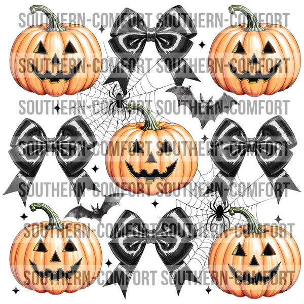Orange Pumpkin Collage PNG