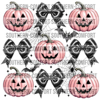 Pink Pumpkin Collage PNG