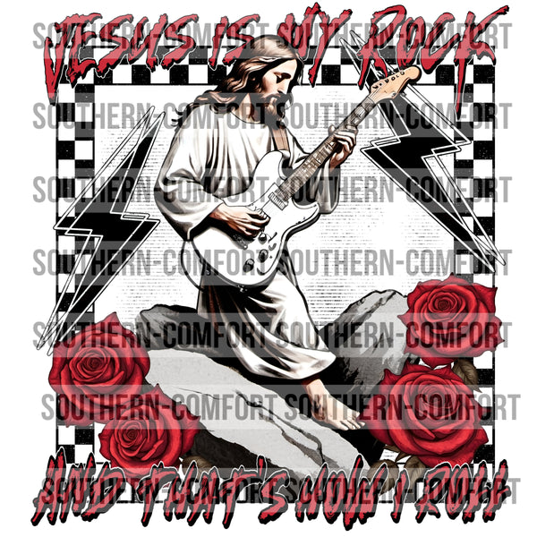 Jesus Is My Rock And Thats How I Roll PNG