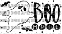 Boo mail Thermal Sticker PNG