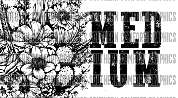 Size Medium Thermal Sticker PNG