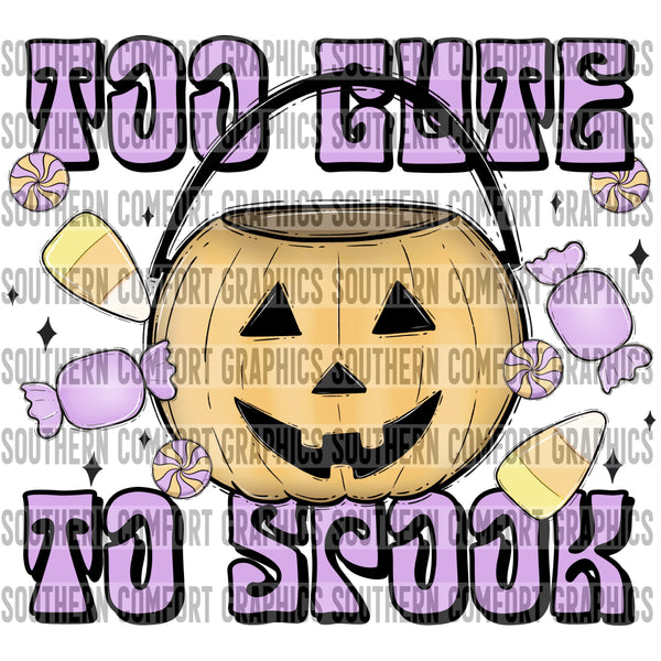 Too Cute To Spook PNG