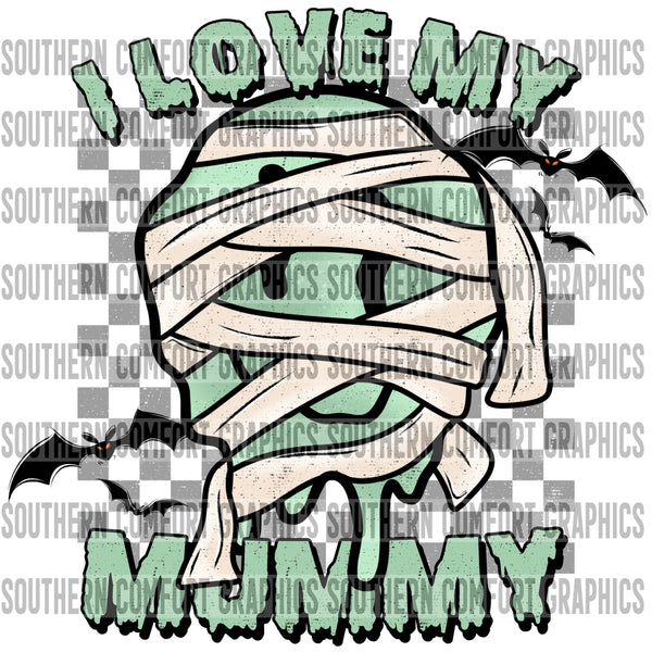 I Love My Mummy PNG